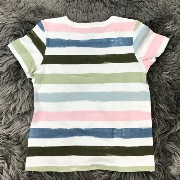 Epic Threads | Boy's T-shirt | White | Stripes | Various Sizes - Picture 2 of 2